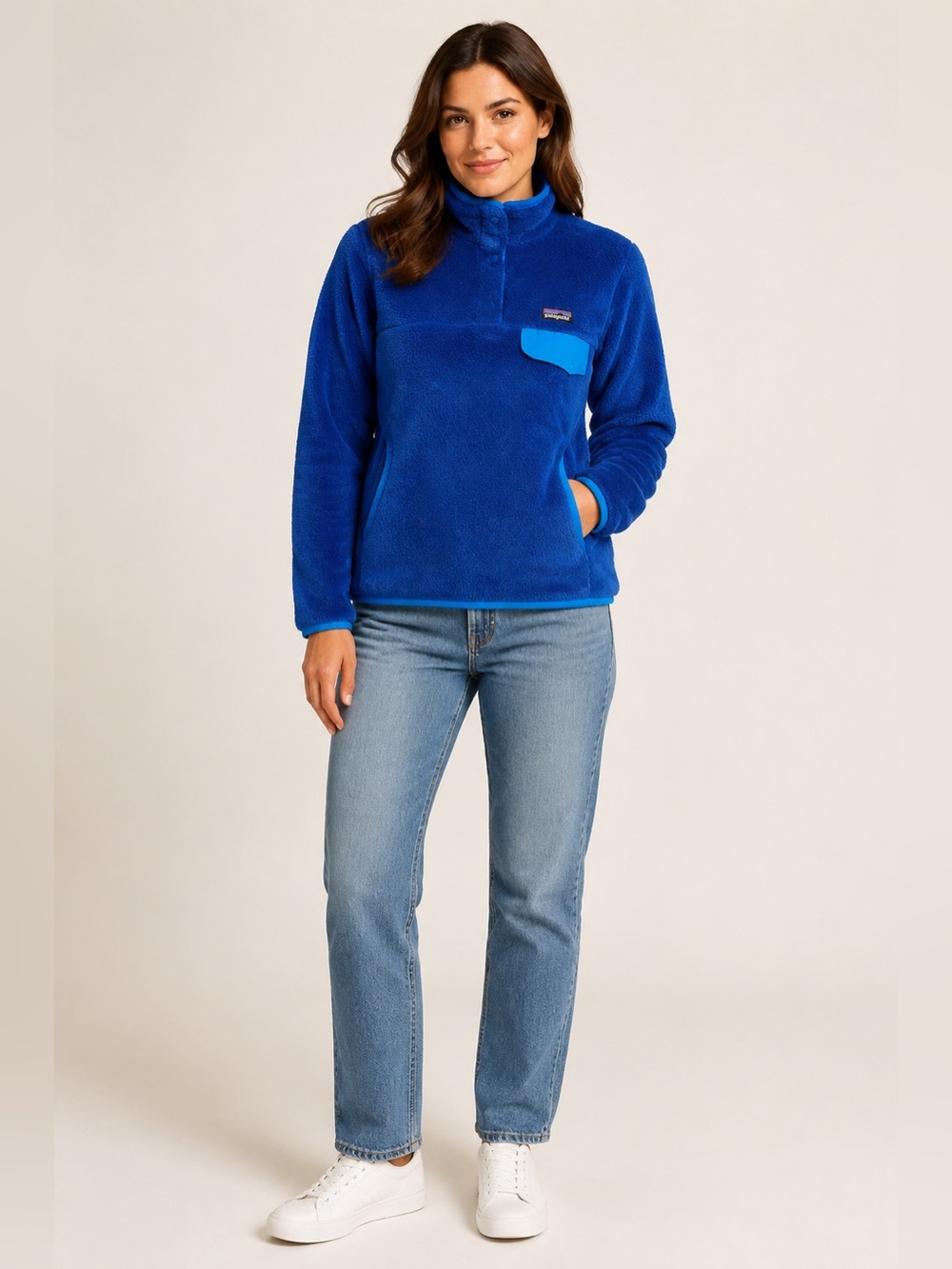 Patagonia Vibrant Blue Crewneck Sweater